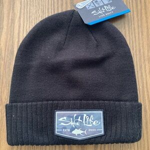 Salt life mens New black Beanie